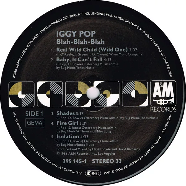 Iggy Pop - Blah-Blah-Blah 3 Iggy Pop - Blah-Blah-Blah - Image 3