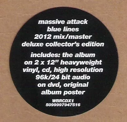 Massive Attack ‎– Blue Lines : 2012 Mix/Master Box