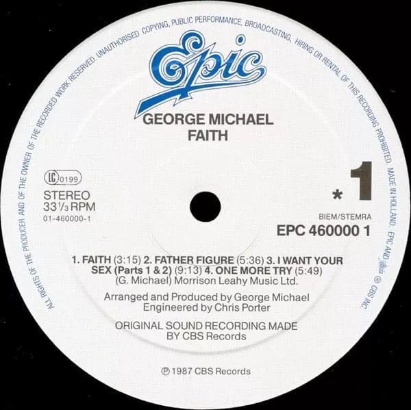 George Michael ‎– Faith
