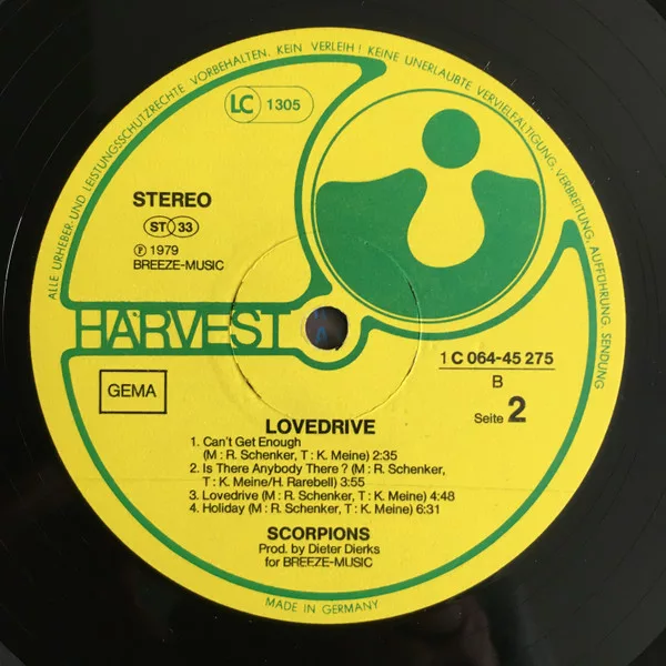 Scorpions - Lovedrive 3 Scorpions - Lovedrive - Image 3