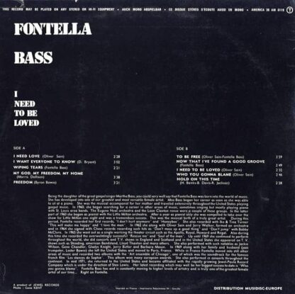 Fontella Bass ‎– I Need To Be Loved