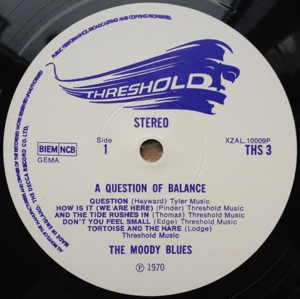 The Moody Blues ‎ A Question Of Balance