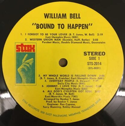 William Bell ‎– Bound To Happen
