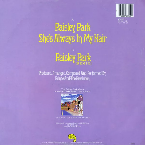 Prince And The Revolution - Paisley Park 2 Prince And The Revolution - Paisley Park - Image 2