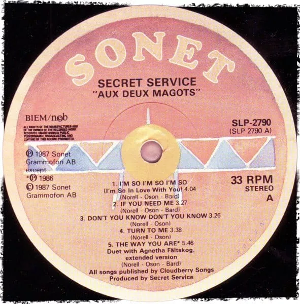 Secret Service – Aux Deux Magots 2 Secret Service – Aux Deux Magots