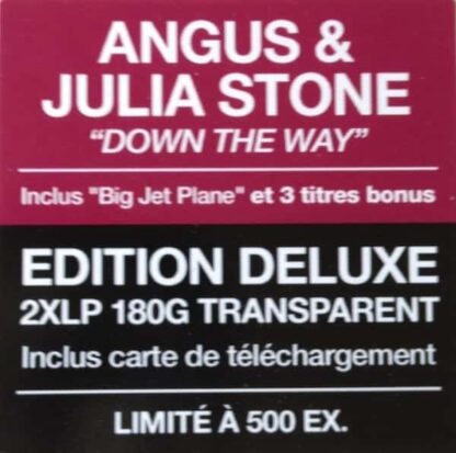 Angus & Julia Stone ‎– Down The Way "Clear Vinyl"