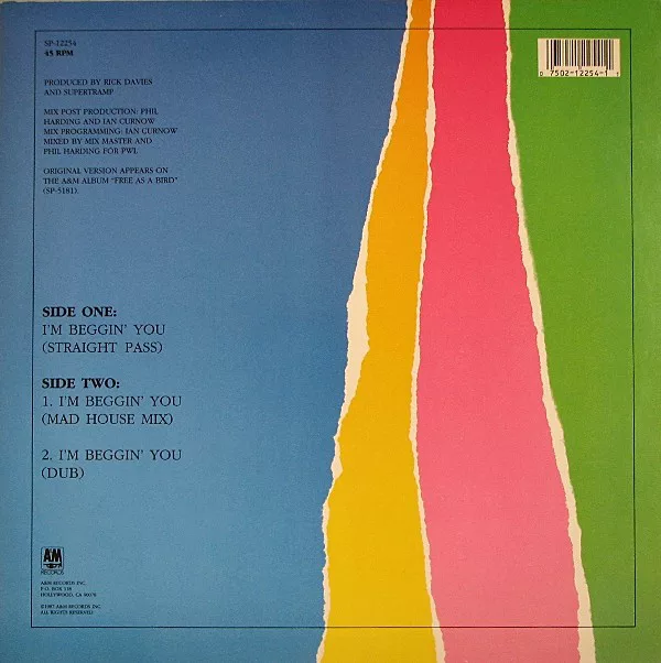 Supertramp - I'm Beggin' You 2 Supertramp - I'm Beggin' You - Image 2