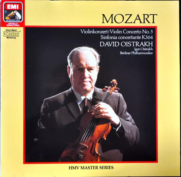 Wolfgang Amadeus Mozart, David Oistrach - Violin Concerto No 5 / Sinfonia Concertante K364 1 Wolfgang Amadeus Mozart, David Oistrach - Violin Concerto No 5 / Sinfonia Concertante K364