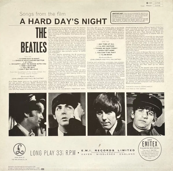 The Beatles – A Hard Day's Night (French) 2 The Beatles – A Hard Day's Night (French)