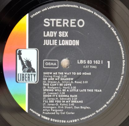 Julie London ‎– Lady Sex