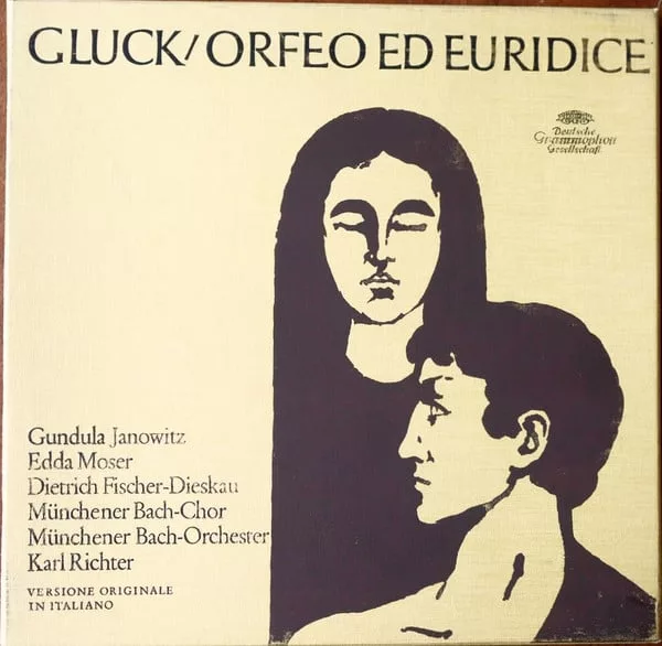 Christoph Willibald Gluck / Edda Moser, Dietrich Fischer-Dieskau, Münchener Bach-Chor, Münchener Bach-Orchester / Karl Richter - Orfeo Ed Euridice 1 Christoph Willibald Gluck / Edda Moser, Dietrich Fischer-Dieskau, Münchener Bach-Chor, Münchener Bach-Orchester / Karl Richter - Orfeo Ed Euridice