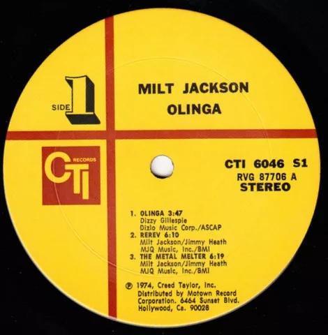 Milt Jackson - Olinga 2 Milt Jackson - Olinga