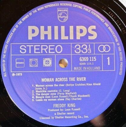Freddie King ‎– Woman Across The River